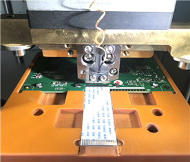 脈沖熱壓機定制-雙工位進出平臺FPC柔性排線焊接