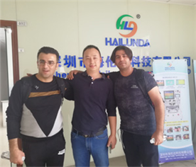 國外客戶來公司學習