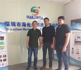 國外客戶來公司學習