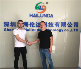 國外客戶來公司學習